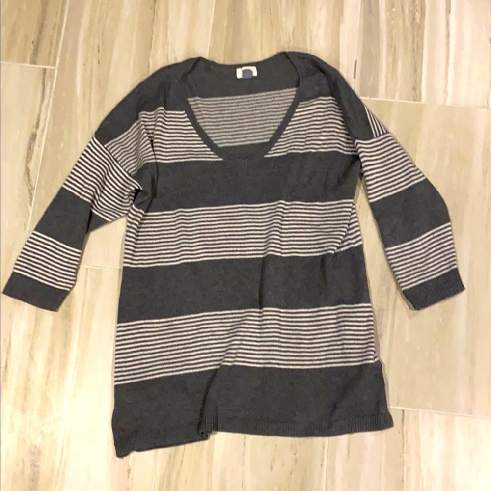 Striped Tunic Sweater